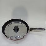 Teflon 30 cm Çapında Piyasa Malı 1.5 mm İnce Aliminyum Özel Kalite Kapaklı Balık Tavası