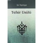 TEFSIR USULÜ - İBN-I TEYMIYYE