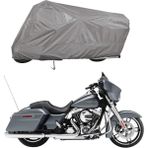 Tegin ACC | Harley Davidson Flhx Street Glide Motor Uyumlu Motosiklet Brandası | Su Geçirmez, %99 UV, Yansıtıcı Gümüş Üst, 360° Lastikli, Taşıma Çantalı