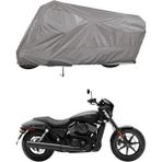 Tegin ACC | Harley-Davidson Street 750 Bağlantı Tokalı Uyumlu Solarblock Prime Uyumlu Motosiklet Brandası | Su Geçirmez, %99 UV, Yansıtıcı Gümüş Üst
