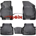 Tegin Chevrolet Aveo 2003 3D Siyah Havuzlu Paspas