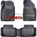 Tegin Citroen C5 2002 3D Siyah Havuzlu Paspas