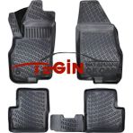 Tegin Fiat Punto Evo 2016 3D Siyah Havuzlu Paspas