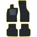 Tegin Honda Civic FB-FG 2012-2015 Hatchback Siyah Deri Sarı Kenar Paspas
