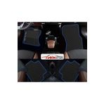 Tegin Honda Civic FK-FN 2012-2016 Hatchback Siyah Deri Mavi Kenar Paspas