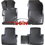 Tegin Honda Civic Sedan 2013 3D Siyah Havuzlu Paspas