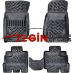 Tegin Jeep Wrangler Unlimited Jk 4-Kapı 2018 3D Siyah Havuzlu Paspas