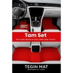 Tegin Mat Designer Of Cars Seat Leon 5f 2013-2020 Aracınıza Özel Eva Paspas Kırmızı | Kaymaz ve Yıkanabilir Taraftar Oto Paspas
