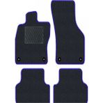 Tegin Opel Mokka 2012 ve Sonrası Siyah Halı Mavi Kenar Çapraz Çizgi Topuk 2250 gr Paspas