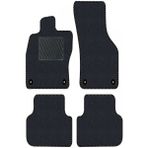 Tegin Renault Clio 3 2005-2011 Siyah Halı Siyah Kenar Çapraz Çizgi Topuk 2250 gr Paspas