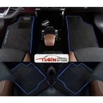Tegin Renault Megane 1 Coupe 1996-2002 Prime Siyah Halı Mavi Kenar Halı Paspas