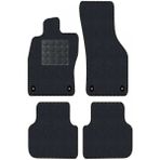 Tegin Renault Megane 2 Coupe 2002-2008 Siyah Halı Siyah Kenar Elipsler Topuk 2250 gr Paspas