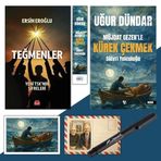 Teğmenler - Ersin Eroğlu ve Müjdat Gezenle Kürek Çekmek - Ayraç - Kartpostal - Poster - Atatürk İmza Baskılı Kalem