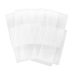 TEHAUX 10 Paket Fatura Saklama Poşetleri İsim Kartı Çantaları Kompakt Pvc Saklama Poşetleri