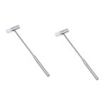 TEHAUX 2 Adet Mini Saat Ayarlama Aracı Taşınabilir Saat Kolu Çıkarma Çekici Metal Saat Kayışı Çıkarıcı Saat Marka Bağlantı Aracı Tamir Takımı Desen D