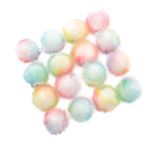 TEHAUX 21cm Alt Çap Peluş Set 16 Adetd Şapka Dekoru Için Sahte Kürk Ponponlar
