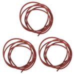 TEHAUX 3 Parça Dikiş Makinesi Kemeri Terzi Makinesi Kemeri Deri Kemer Sarma Kayışı Dikiş Makinesi Kayışının Değiştirilmesi Zanaat Kemer Deri Pedallı Kemer Pedal Kayışı Bileşen Motor Metal