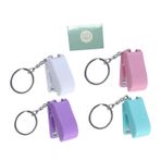 TEHAUX 3 Takım Anahtarlık Zımba Büyük Bağlayıcı Klipsler Mini Klasör Klipsleri Araba Anahtarlık Küçük Karalama Defteri Küçük Zımba El Aletleri Binder Öğrenci Şirin Asılı Kitap Metal