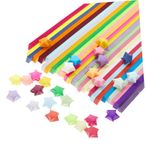 TEHAUX Büyük 2700 Yaprak Origami Yıldız Kağıt Şeritleri Pentagram El Sanatları Kağıdı Okullar Öğretmenler Ve Erkek Ve Kızlar İçin