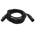 TEHAUX Kanon Denge Çizgisi Xlr Mikrofon Xlr Kabloları Erkekten Dişiye Mikrofon Teli Bakır Black