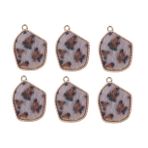 TEHAUX Kolye Charm Seti Leopar Desen Alaşım Charms Kolye Bilezik Küpe Anahtarlık Cosplay Takı Yapımı Için