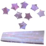 TEHAUX Origami Kağıt Yıldız Şeritleri Seti 1080 Adet Tatil Dekorasyonları Okul Projeleri için Yıldız Kağıt Şeritleri