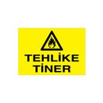Tehlike Tiner Uyarı Tabelası - 50x70 Alüminyum Kompozit Panel - YP1