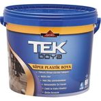 TEK BOYA Süper Plastik Mat Düz İç Cephe Boyası Siyah 10 Kg (6 L)