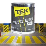 Tek Boya Yol Çizgi Asfalt Boyası 3 Kg Beyaz