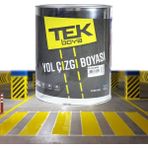 Tek Boya Yol Çizgi Asfalt Boyası 3 Kg Sarı