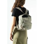Tek Çanta, 2 Kullanımlı, Hem Sırt Çantası Hem Omuz Kol Çantası Vizon (Model: 571-5R)