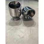 Tek Çıkışlı 110mm Egzoz Ucu Eğik Ağız Silindirik