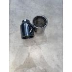 Tek Çıkışlı 110mm Egzoz Ucu Yuvarlak Düz