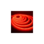 Tek Çipli Iç Mekan Silikonsuz Şerit LED 5 Metre 12 Volt - Kırmızı