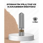 Tek Elle Kullanılan Otomatik Baharat Değirmeni Işıklı Sistem - Ahşap - Değişken