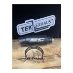 Tek Exhaust SC PROJET PERFORMANS UNİVERSAL TÜP EGZOZ EGSOS BLACK SİYAH TÜP EGZOZ