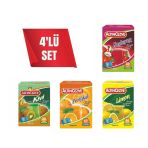 Tek İçimlik İçecek Tozu 4Lü Paket 40 X 1,5 Gr Portakal,Limon,Kuşburnu,Kivi