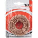 Tek-İş 2X0.75 5 m Şeffaf Yassı Kordon