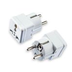 Tek-İş 525744 Seyahat Adaptörü Türk Erkek Fişli Universal İngiliz Amerika Dubai Umre Fişi Prizi Çevirici Priz Dönüştürücü