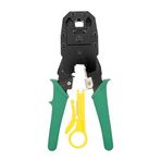 Tek-İş 528834 Siyah 4P-4C / 6P-6C / 8P-8C 3 lü Modüler İrtibat Pense