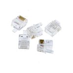 Tek-İş 6 P-6 C RJ12 RJ11 5 Adet Telefon Plug Konnektör