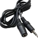 Tek-İş Aux Stereo Ses Aktarım Uzatma Kablosu 3.5mm Jak Erkek Dişi 1.5 Metre