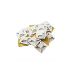 Tek-İş Beyaz 19x19x3.9 mm 50 Adet Kablo Bağı Yapışkanlı Yapışkanlı Kroşe