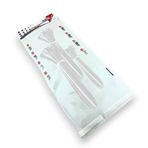 Tek-İş Beyaz Plastik Kablo Bağı Seti | 100mm 150mm 250mm x 2.5mm | 60 Adet | Dayanıklı Cırt Kelepçe | Kablo Düzenleme ve Sabitleme İçin