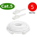 Tek-İş Cat5 Network Internet Ethernet Bilgisayar Kablosu RJ45 - RJ45 5 Metre Patch Kablo