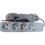 Tek-Iş Grup Priz 4 Lü 3 mt Topraklı + Kontrol Kalemi