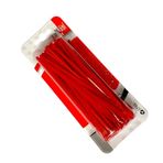 Tek-İş Kırmızı Plastik Kablo Bağı Seti | 100mm 150mm 200mm x 2.5mm | 60 Adet (3 Boy) | Dayanıklı Cırt Kelepçe | Kablo Düzenleyici ve Sabitleyici