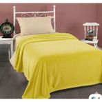 Tek Kişilik Battaniye Yumuşak Doku 170*220 Peluş Wellsoft Sarı - 170 x 200 cm