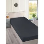 Tek Kişilik Çarşaf Ranforce Kumaş 100X200CM Ogihome - Antrasit