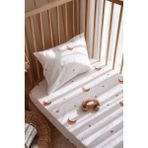 Tek Kişilik, Çocuk Lastikli Çarşaf Takımı, %100 Pamuk Saten - Stars - Çok Renkli - 90 x 190